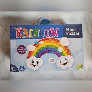 Kids rainbow floor puzzle